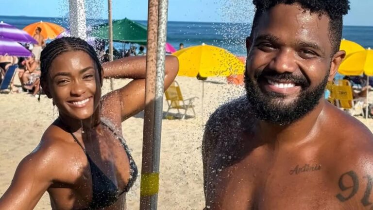 Arlindinho celebra Erika Januza em sua vida após momento de dor: ‘Um presente’