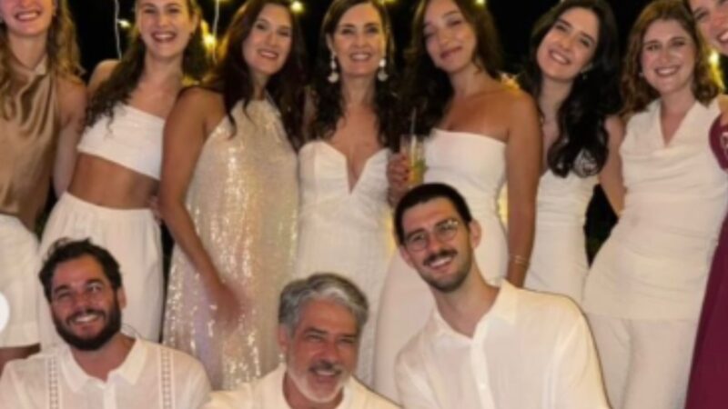 WIlliam Bonner e Fátima Bernardes passam Réveillon juntos
