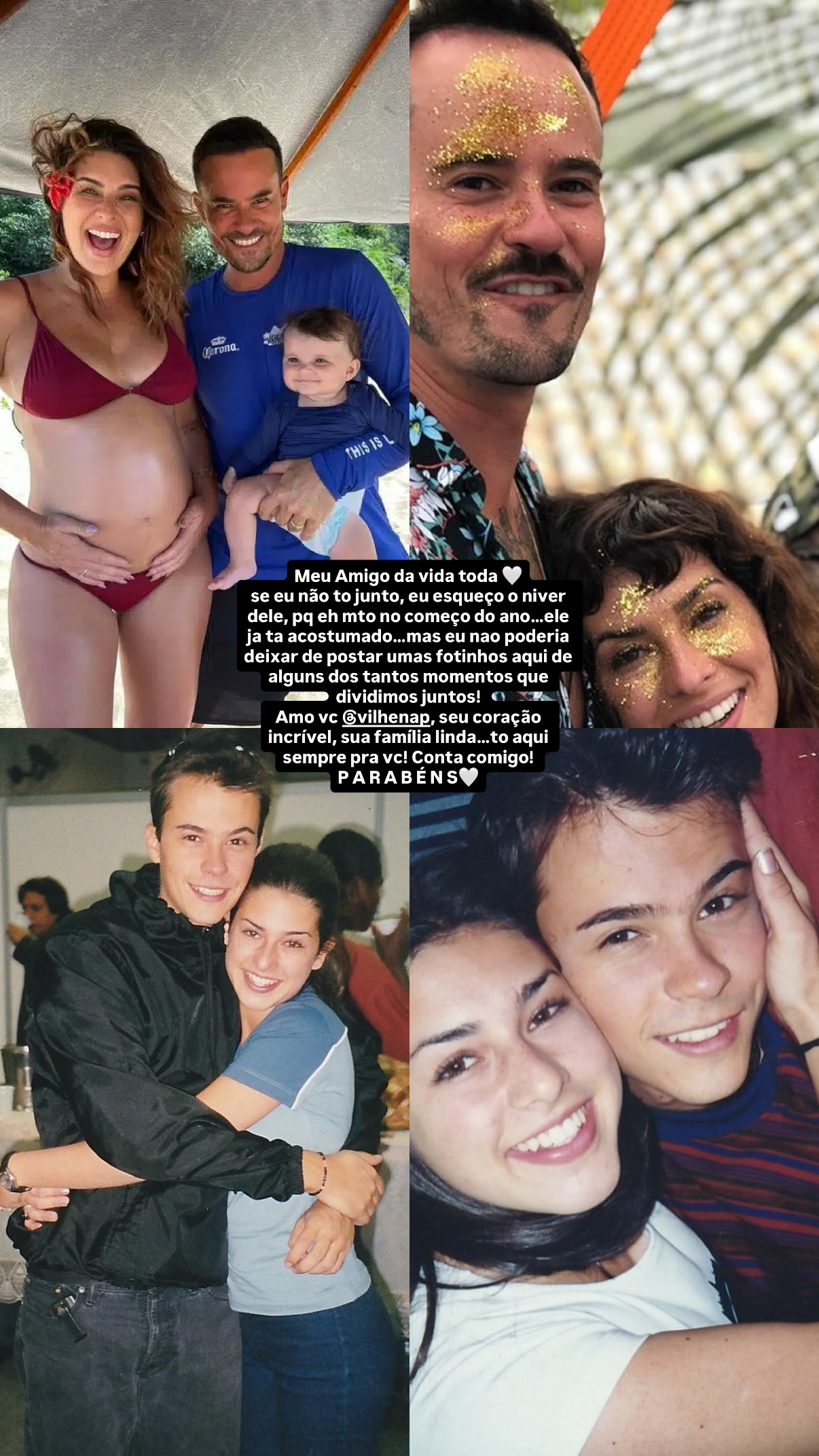 Fernanda Paes Leme e Paulo Vilhena - Foto: Reprodução / Instagram