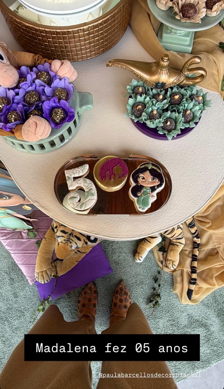 Aniversário de Madalena, filha de Letícia e Juliano Cazarré - Foto: Reprodução/Instagram