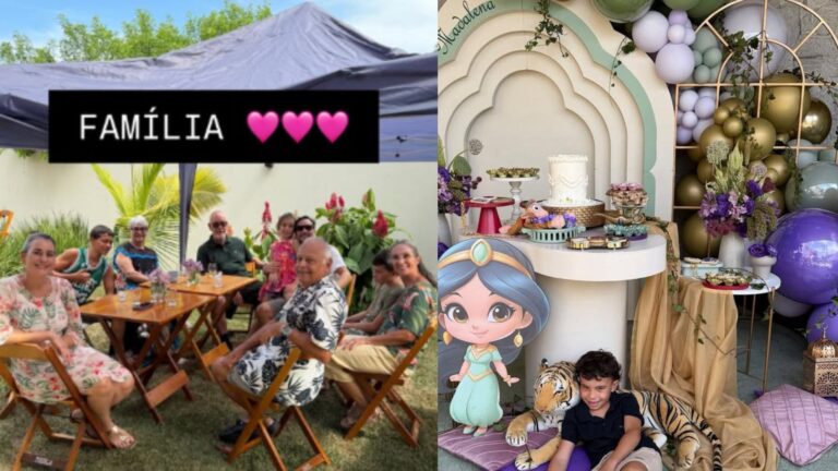 Filha de Juliano Cazarré comemora aniversário