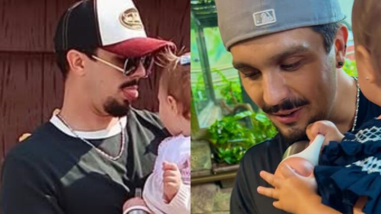 Luan Santana encanta ao mostrar fotos inéditas de passeio em Dubai com a filha
