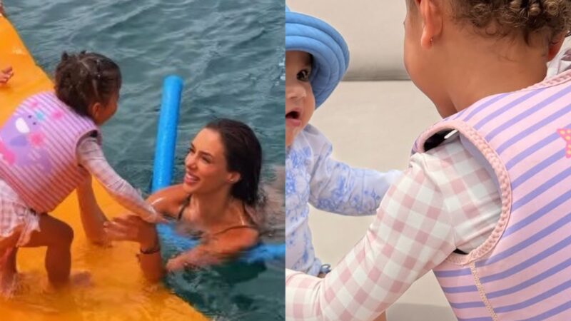 Mavie e Mel curtem passeio de barco com a mãe, Bruna Biancardi - Foto: Reprodução / Instagram @brunabiancardi