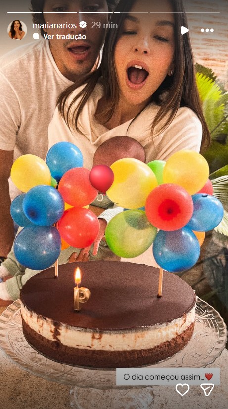 Mariana Rios e Juca Diniz celebram primeiro mês de vida do filho - Foto: Reprodução/Instagram @marianarios