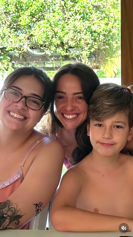 Maria Luiza, Ana Clara e Antônio, filhos de Palomma Duarte - Foto: Reprodução/Instagram @palommaduarte
