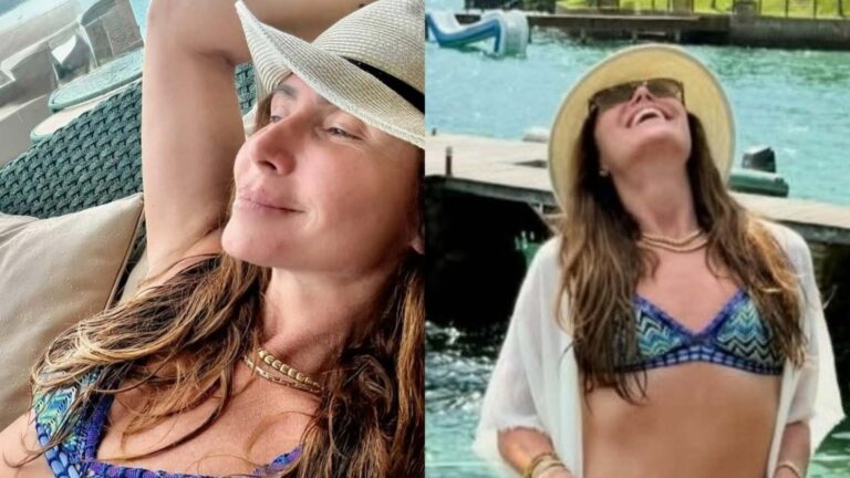 Giovanna Antonelli surpreende ao exibir seu físico atual em fotos de biquíni