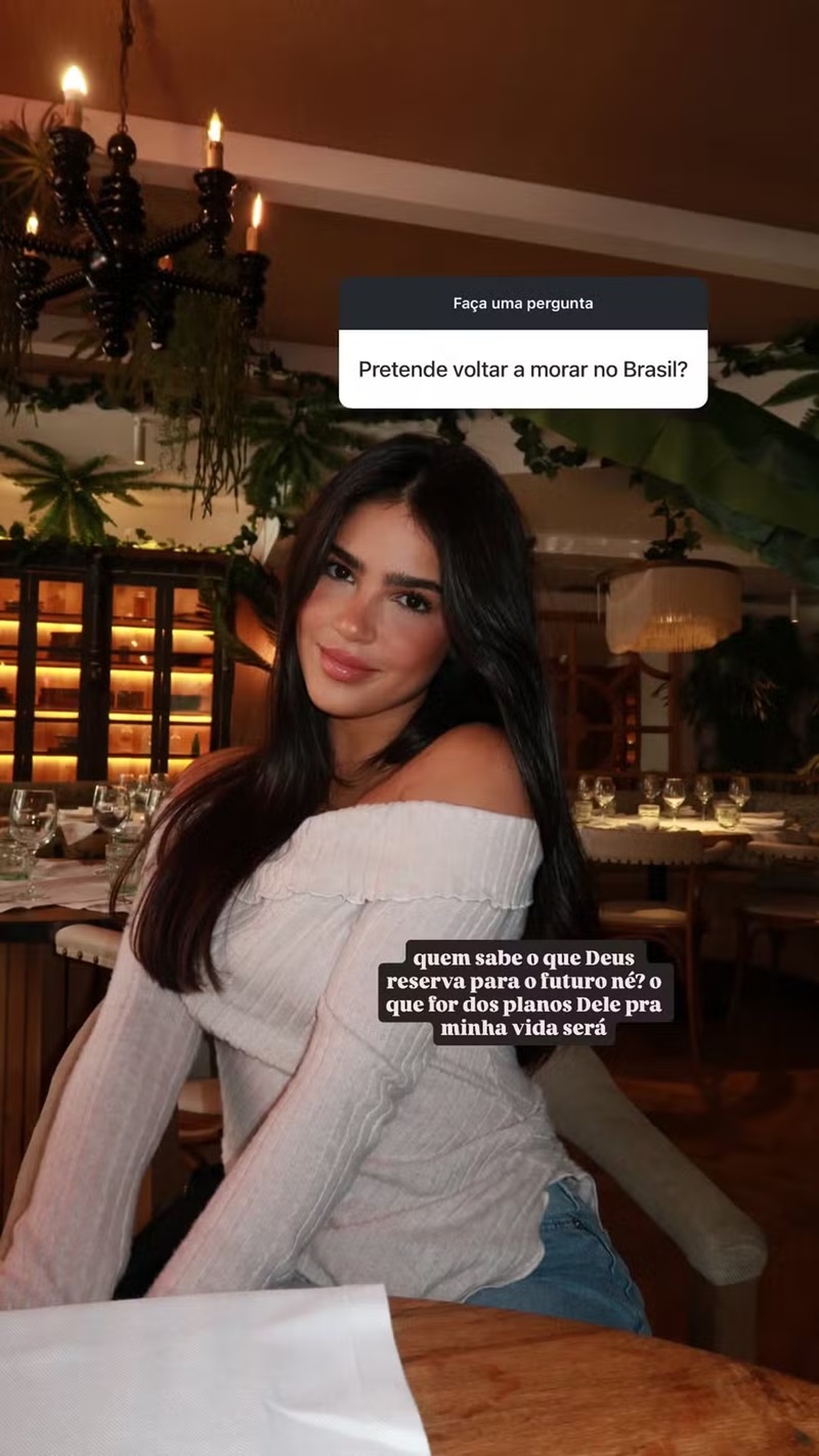 Storie de Giovanna Buscacio no Instagram - Foto: @giobuscacio