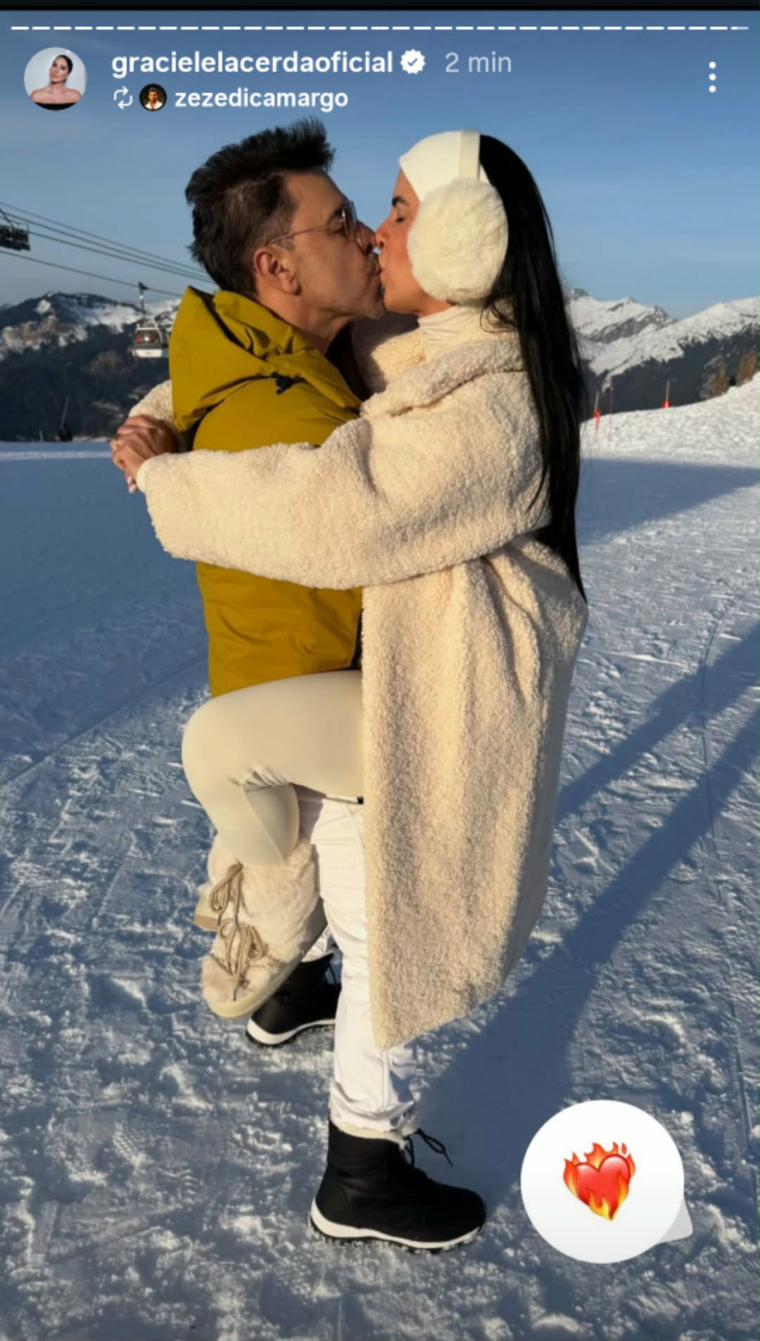 Graciele Lacerda mostra primeira vez da filha na neve - Foto: @gracielelacerdaoficial