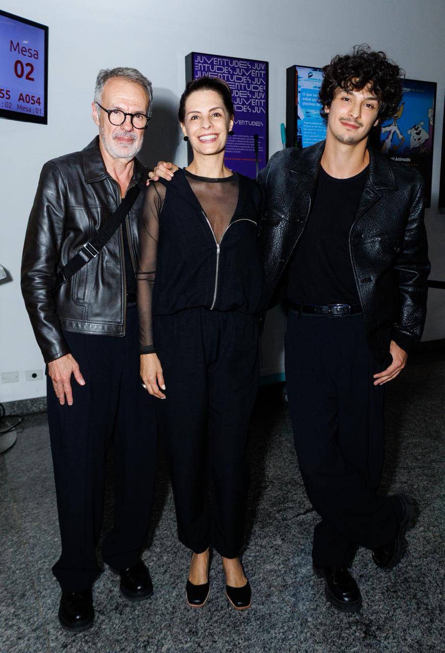 Ricardo Waddington, Helena Ranaldi e Pedro Waddington - Foto: Clayton Felizardo / Brazilnews