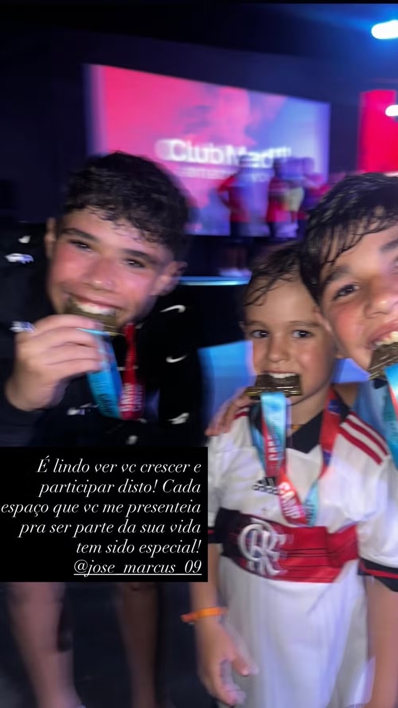 Isis Valverde celebra aniversário do filho mais velho de Marcus Buaiz - Reprodução Instagram @isisvalverde
