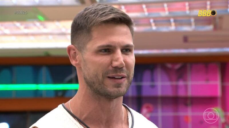 Jonas Sulzbach no BBB 26 - Foto: Globo