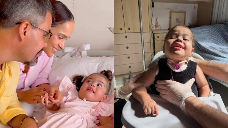 Letícia Cazarré celebra conquistas da filha Maria Guilhermina após 3 anos: ‘Mais uma vitória’