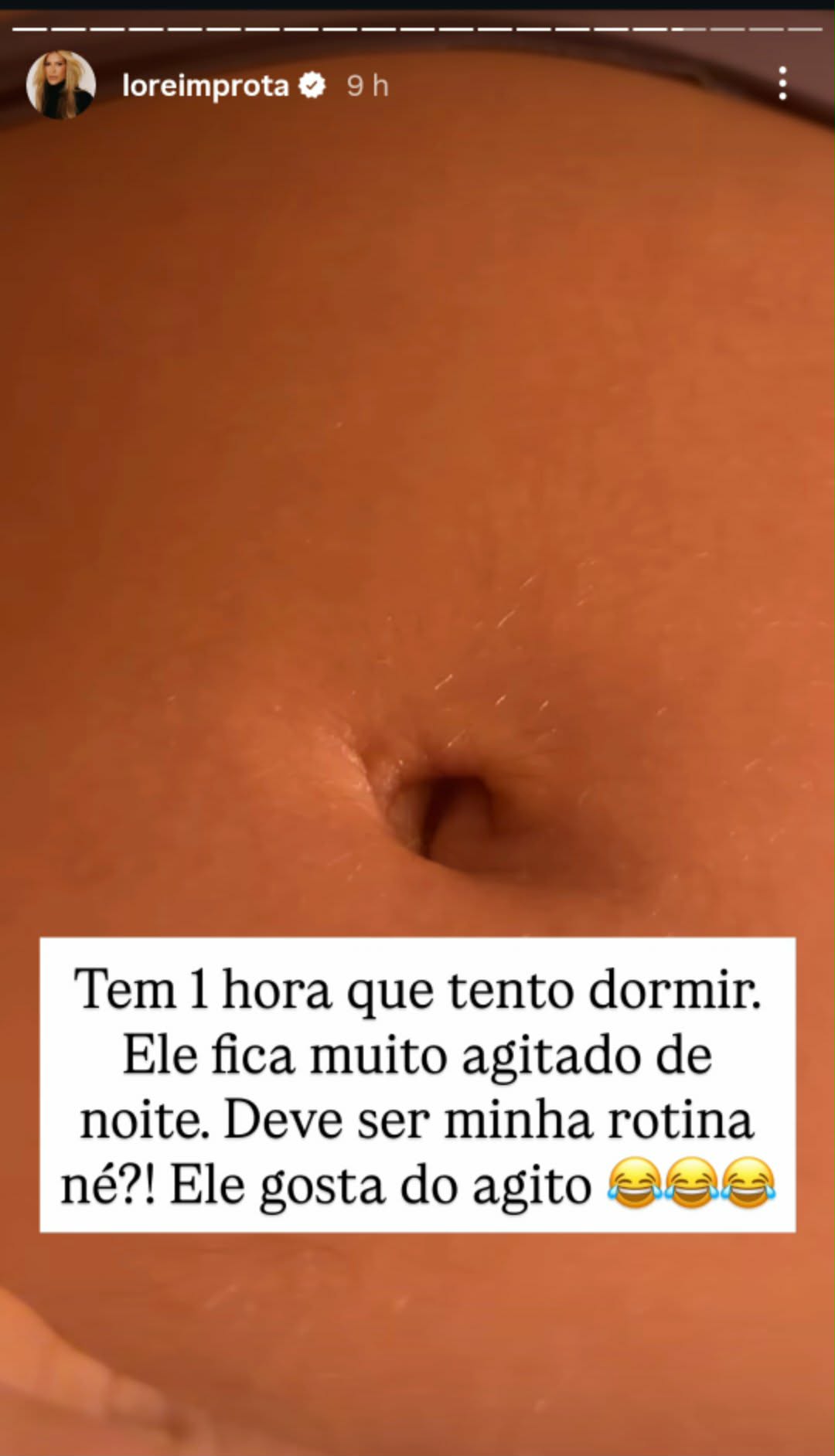 Lore Improta revela dificuldade na gestação
