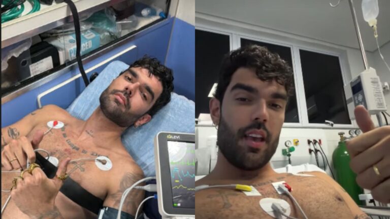 Luan Pereira recebe alta do hospital