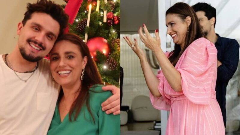 Luan Santana com a mãe, Marizete Santana - Foto: Reprodução / Instagram @mariorquidea72
