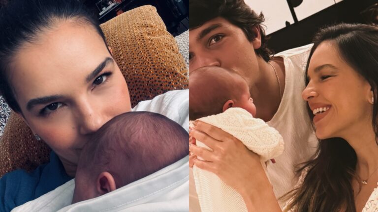 Mariana Rios encanta ao postar novas fotos com o noivo e o filho
