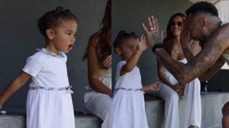 Sincera! Mavie, filha de Neymar, diverte web ao falar sobre seu pai