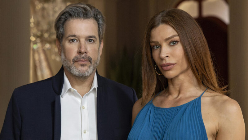 Murilo Benício e Grazi Massafera na novela Três Graças - Foto: Globo / Manoella Mello
