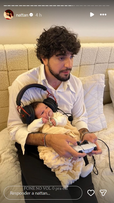 Nattan com a filha, Zuza Helena - Foto: Reprodução / Instagram @nattan