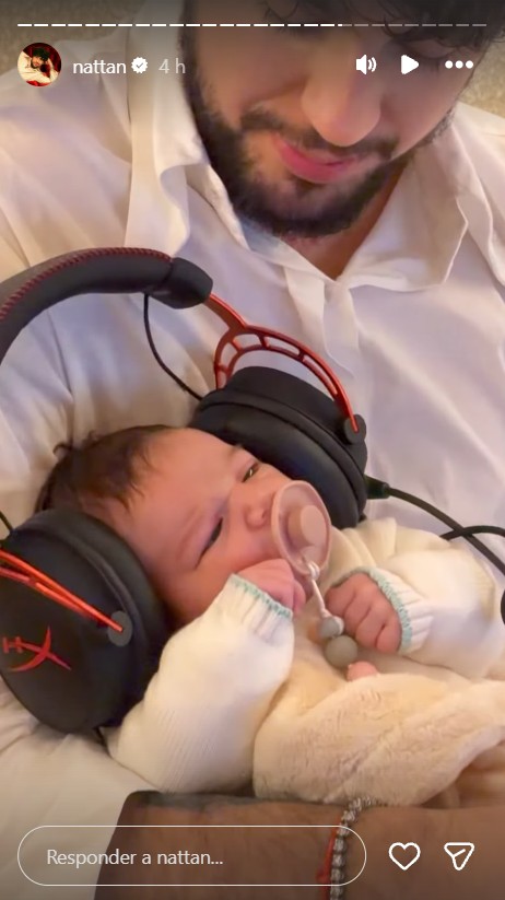 Nattan com a filha, Zuza Helena - Foto: Reprodução / Instagram @nattan