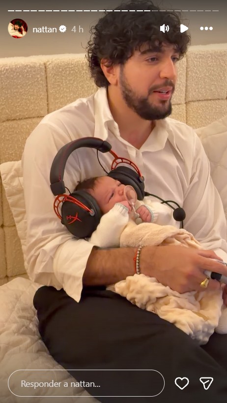 Nattan com a filha, Zuza Helena - Foto: Reprodução / Instagram @nattan