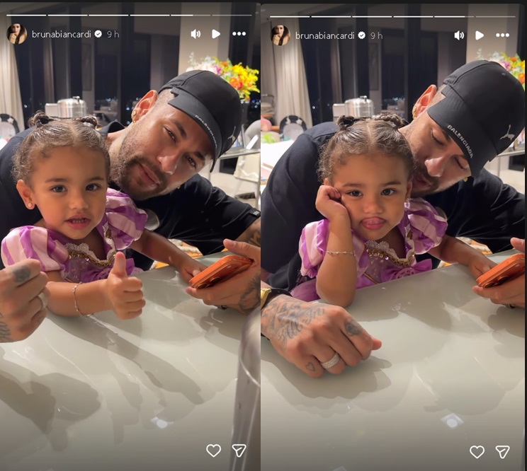 Neymar Jr e Bruna Biancardi são pais de Mavie - Foto: Reprodução / Instagram @brunabiancardi
