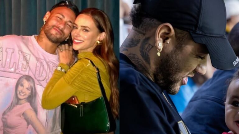 Filha caçula de Neymar Jr e Bruna Biancardi surge enorme em nova foto com o pai