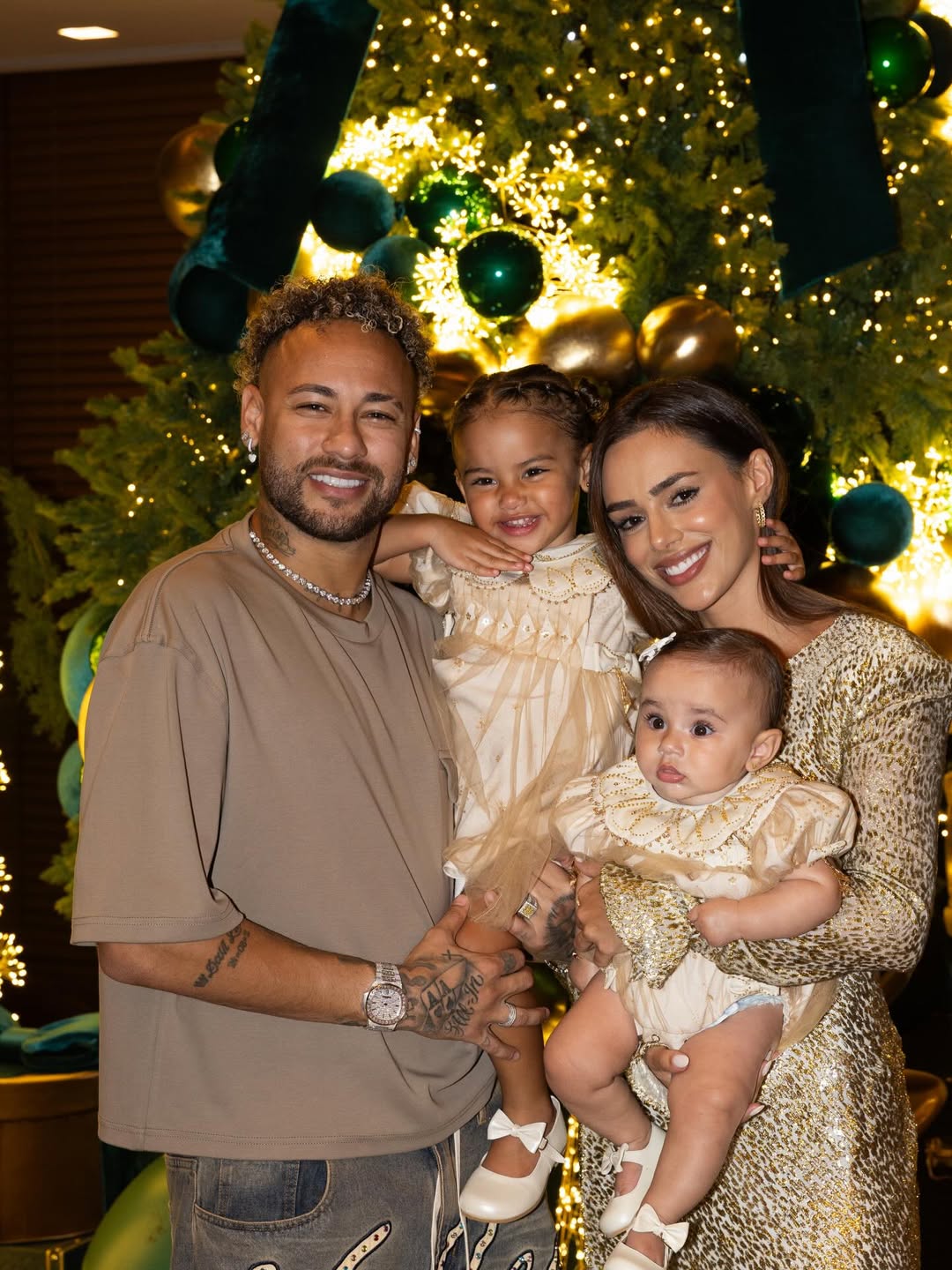 Neymar Jr e Bruna Biancardi são pais de Mavie e Mel - Foto: Reprodução / Instagram @neymarjr