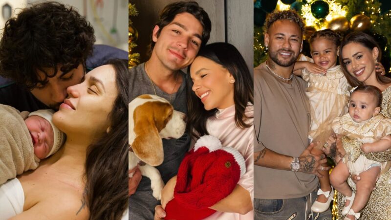 Famosos que escolheram nomes diferentes para os filhos - Foto: Reprodução / Instagram @hannarocha @rafakalimann @marianarios @neymarjr