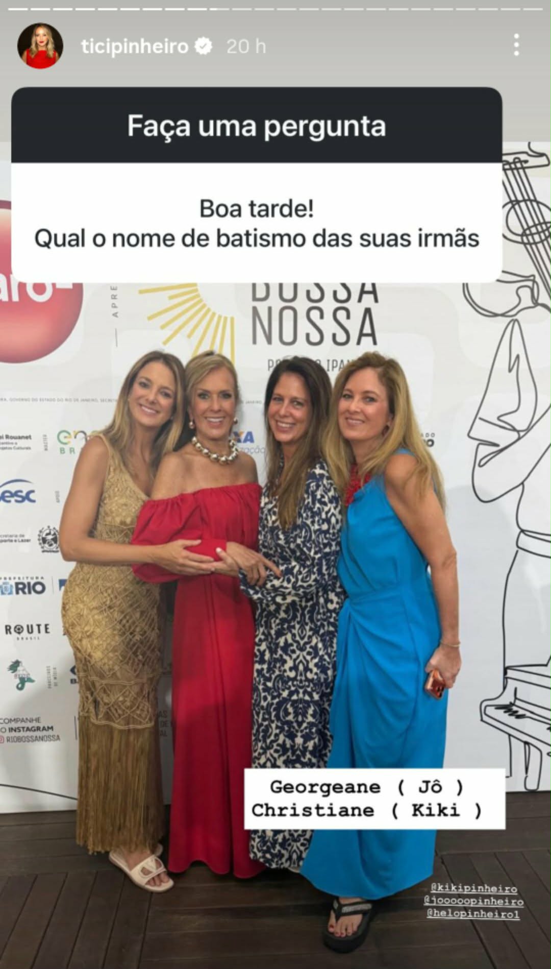 Os nomes das filhas de Helô Pinheiro - Foto: @ticipinheiro