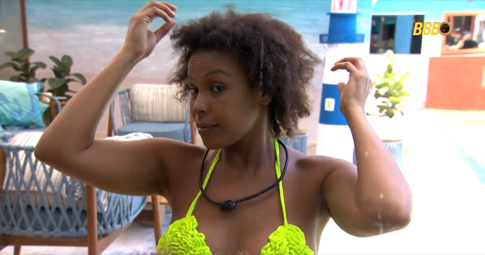 Sol Vega muda o visual no BBB 26 - Foto: Reprodução / TV Globo