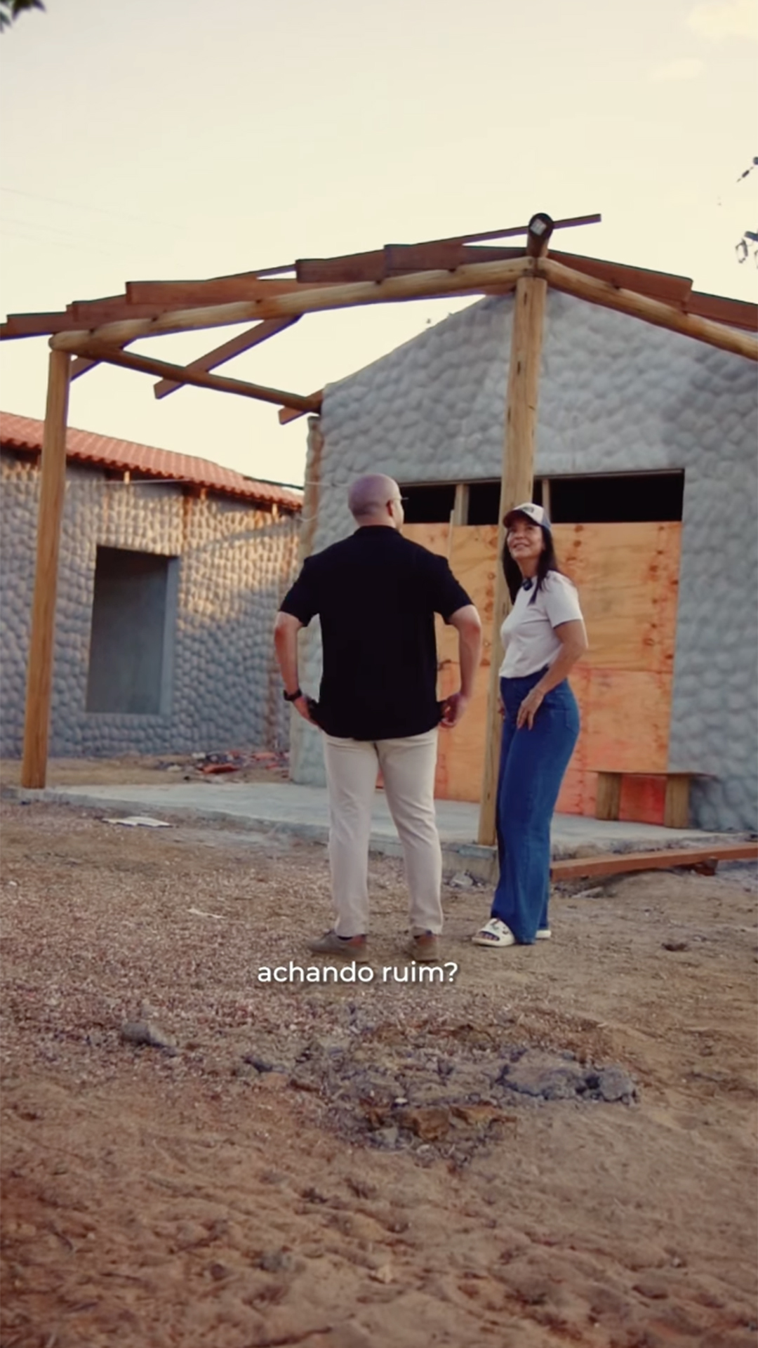 Obra da mansão de Ivete Sangalo - Foto: Reprodução / Instagram