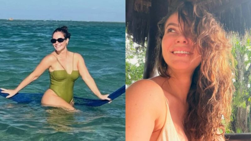Paolla Oliveira mostra fotos de seus primeiros dias do ano