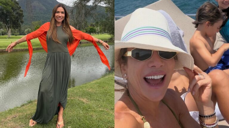 Patricia Abravanel encanta ao abrir álbum de fotos de viagem em família