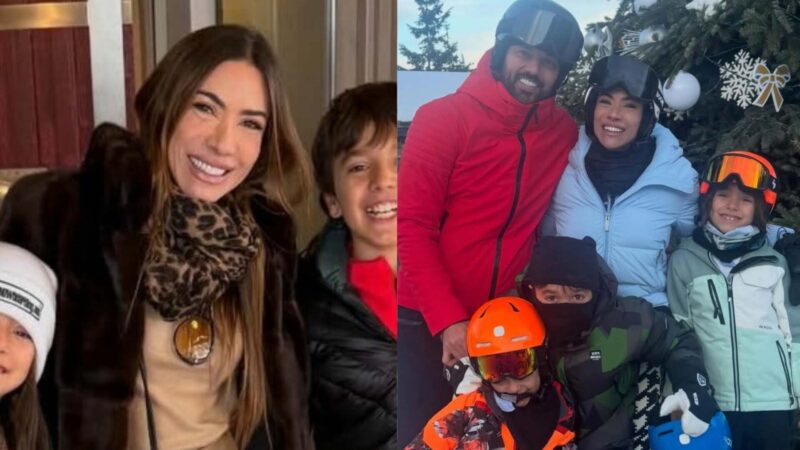 Patricia Abravanel mostra fotos de férias com a família e os filhos - Foto: @patriciaabravanel