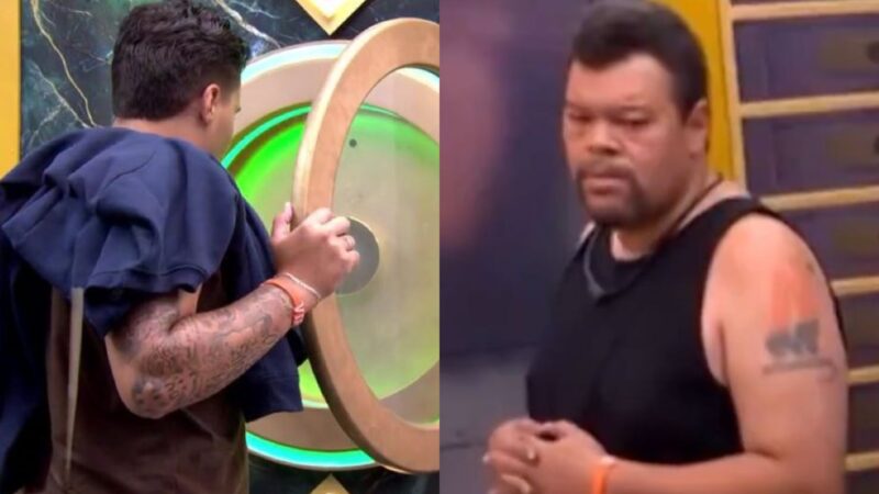 Pedro recebeu ‘ajuda’ de Babu para apertar botão de desistência - Foto: Reprodução / TV Globo