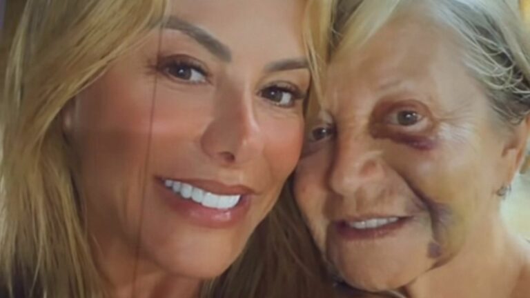 Poliana Rocha mostra como a mãe está após dias de acidente
