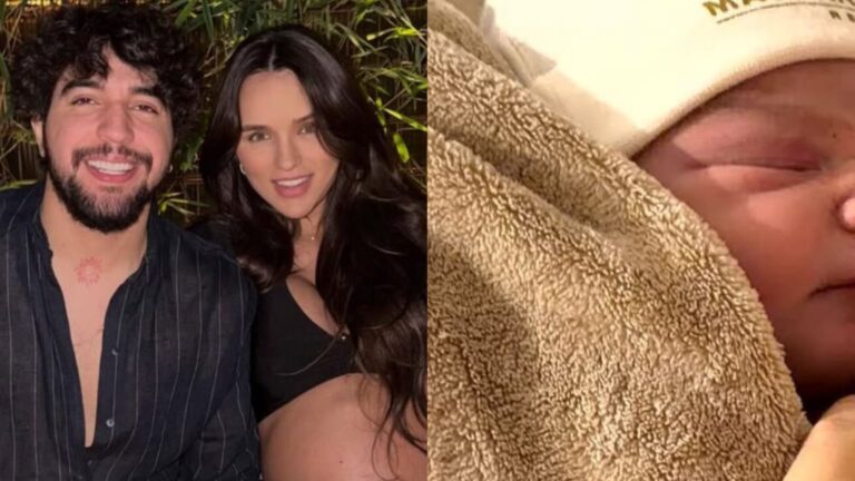 Rafa Kalimann exibe foto inédita com a filha recém-nascida: ‘Sentimento mais forte’