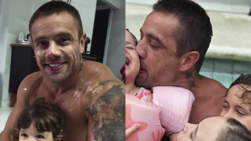 Rafael Cardoso exibe fotos com os três filhos - Foto: Reprodução / Instagram @rafaelcardoso9