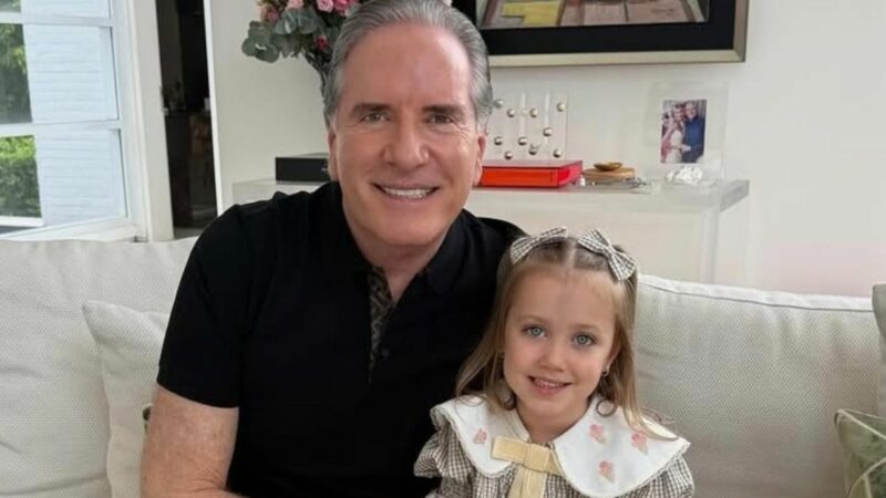 Roberto Justus e a filha Vicky Justus