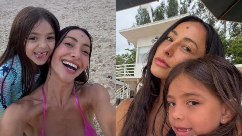 Sabrina Sato reage a áudio da filha sobre o primeiro dia de aula: ‘Te entendo’