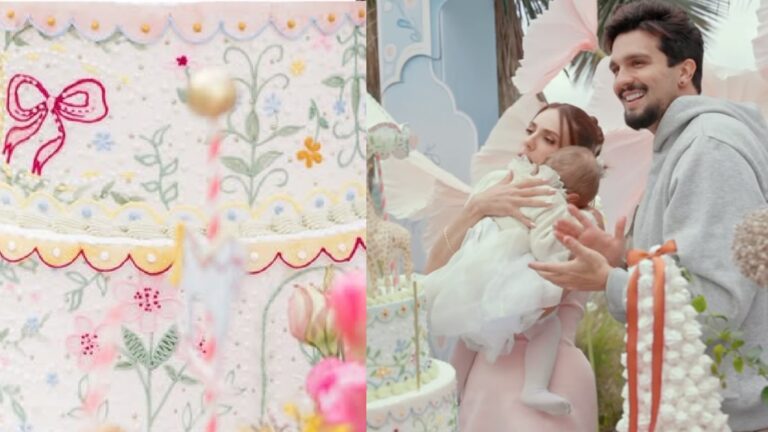 Veja a foto do bolo de aniversário sofisticado de Serena, filha de Luan Santana e Jade Magalhães