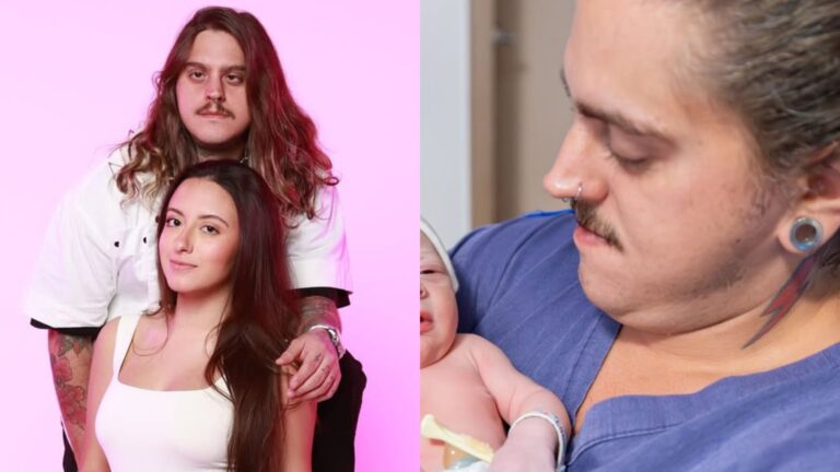 Thominhas, baterista da banda Restart, celebra o nascimento da primeira filha