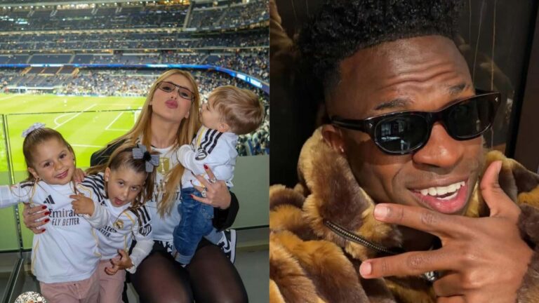 Vini Jr. reage ao ver fotos dos filhos de Virginia assistindo ao seu jogo: ‘Demais’