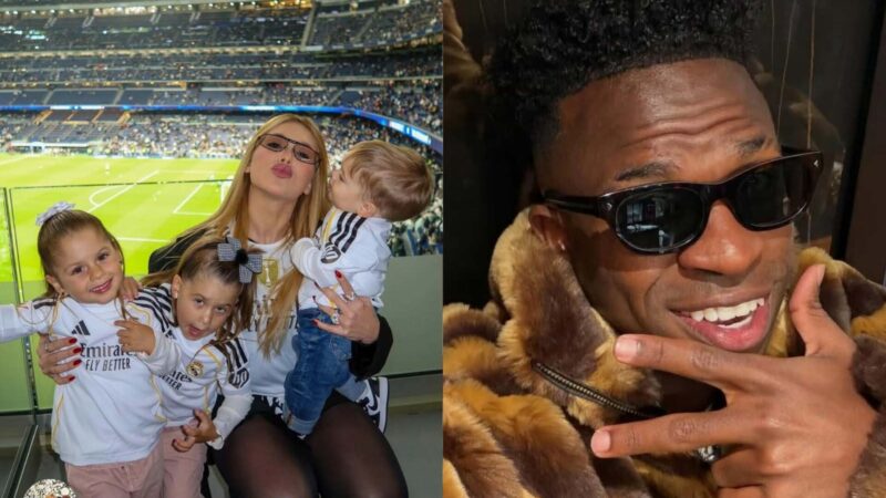 Vini Jr. reage ao ver fotos dos filhos de Virginia assistindo ao seu jogo: ‘Demais’