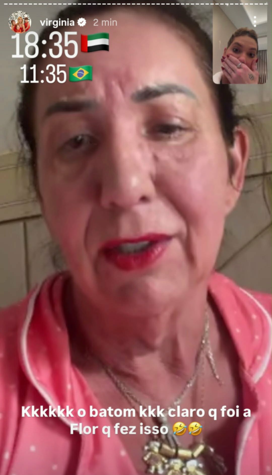 Virginia se choca ao ver o que Maria Flor fez com Margareth Serrão