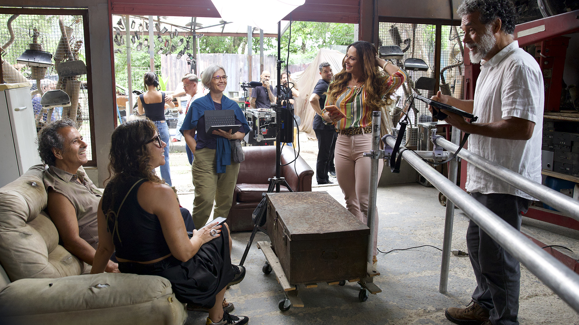Viviane Araujo grava suas primeiras cenas na novela Três Graças - Foto: Globo / Manoella Mello
