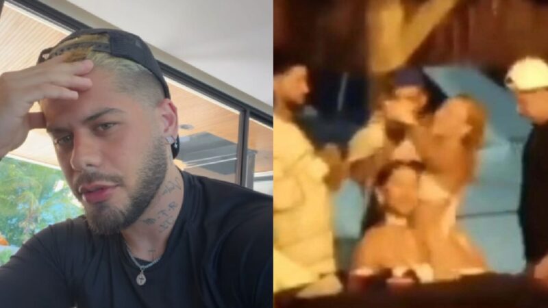 Saiba por que Zé Felipe arremessou o celular de influenciadora para longe
