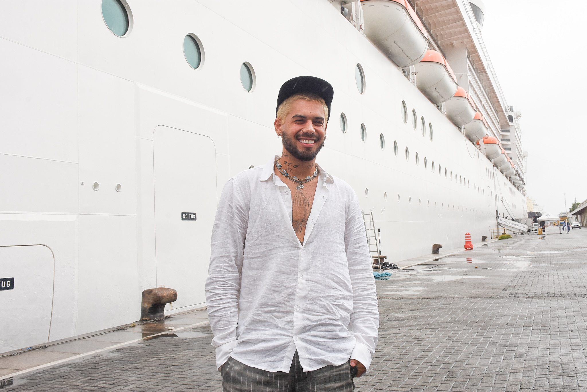 Zé Felipe embarca no navio de Ana Castela - Foto: Will Dias / Brazil News