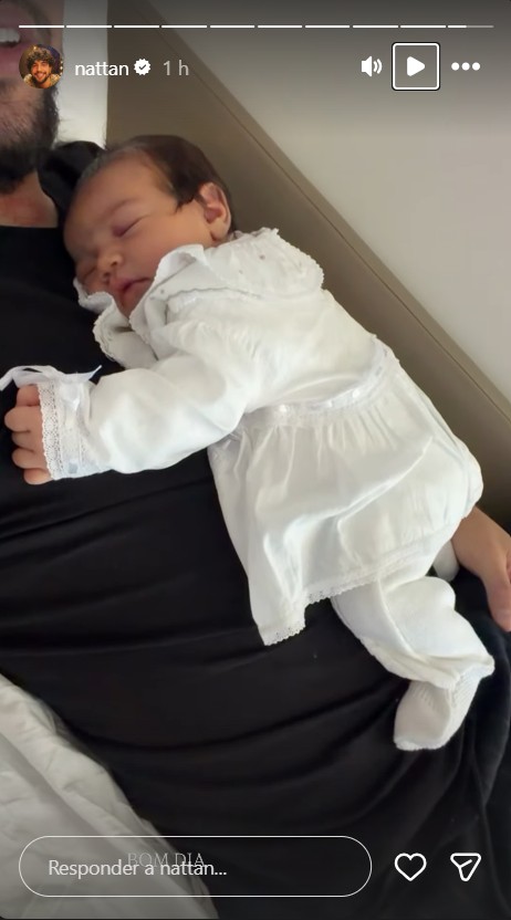 Nattan com a filha, Zuza - Foto: Reprodução / Instagram @nattan